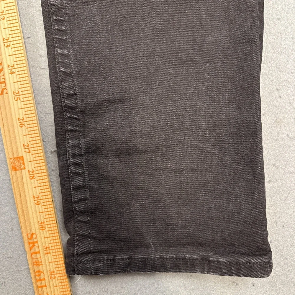 True Religion Geno Relaxed Slim Jeans Men 44 Black   Stretch NO FLAP DENIM